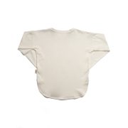 Tričko s dlhým rukávom – BLOOM TEE Prírodná biela / ružová – Obrázok 3